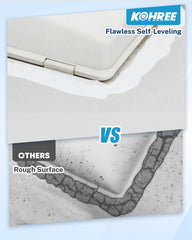 Kohree sealant smoothed flat showing texture and durable finish