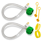 konros front packaging showing two 18-inch hoses and benefits