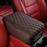 KOOPATZ front view of brown console cover showing neat fit and style
