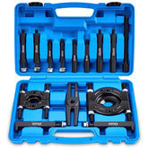 KOOPOOL front packaging showing full 14-piece puller kit, durable case for transport