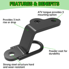 KOPKIO detail of 5/8-inch clevis hole highlighting strong pin attachment