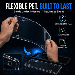 Kormat slim border side profile frame preserving sticker visibility