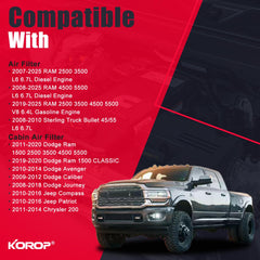 KOROP close-up of engine filter pleats highlighting durable filtration performance