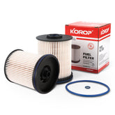KOROP TP1015 front view showing filter shape and fit benefits