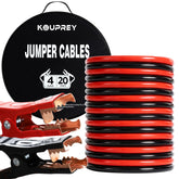 KOUPREY front view packaged cables showing kit and carry bag for organized storage