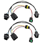 KPALAG front packaging showing two headlight harnesses and benefits of direct-fit