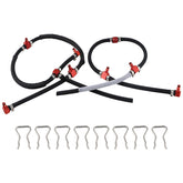 KPALAG front view of return line set showing complete kit and fitment benefits