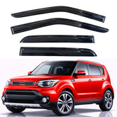 KPY front door visor on Kia Soul showing neat fit and protection