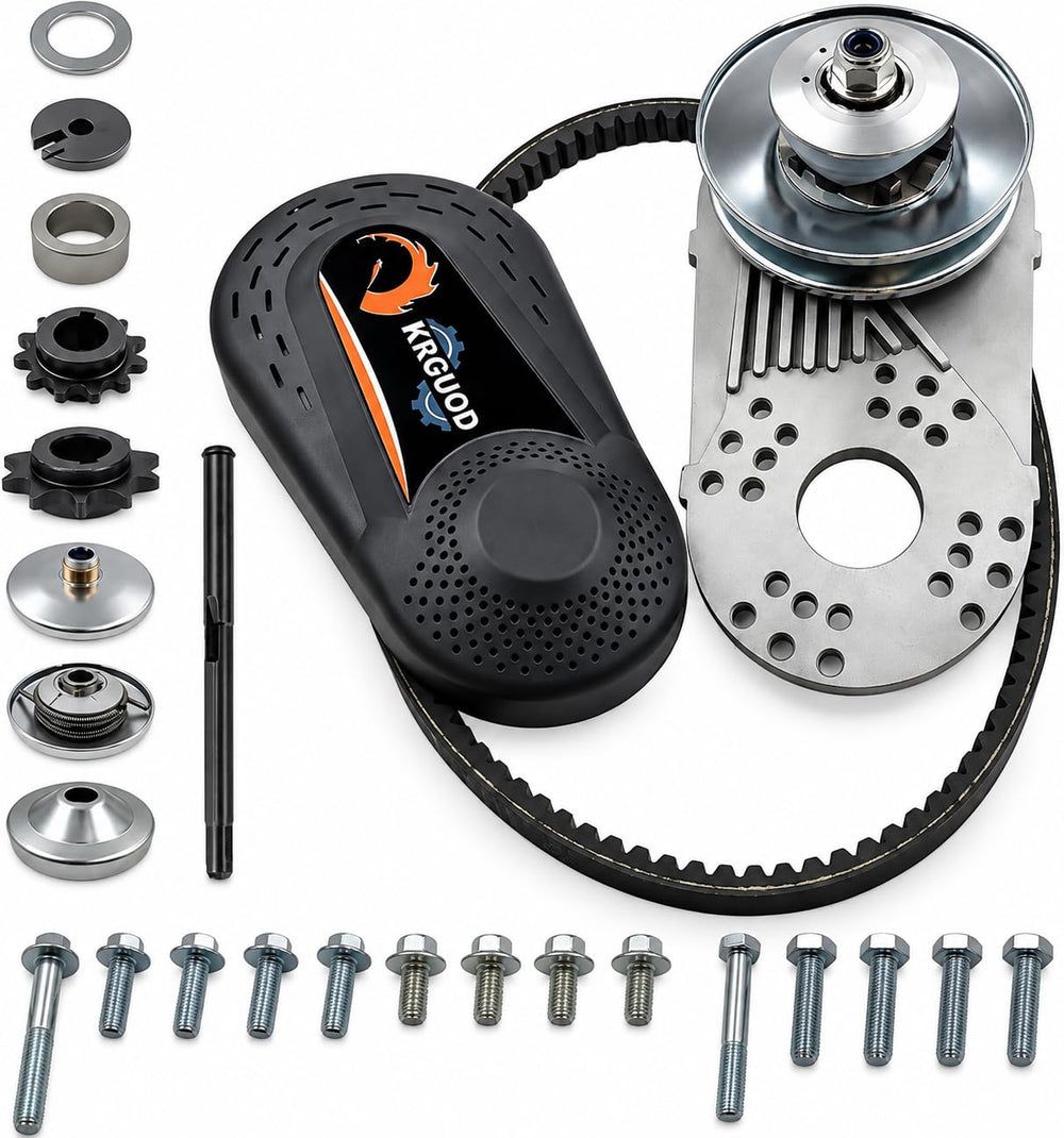 KRGUOD front assembly showing torque converter installed and durable construction