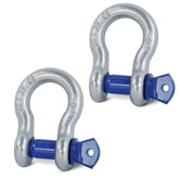 Krytonel front view of two D‑ring shackles showing compact packaging and strength