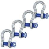 Krytonel front view of 4-pack D-ring shackles showing compact kit and quick access