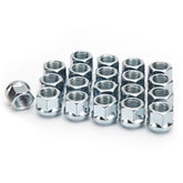 KSP PERFORMANCE front view of 20-piece lug nut kit showing complete set and finish