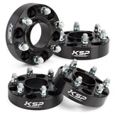 KSP PERFORMANCE front view of four forged 38mm spacers showing fitment and durability