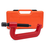 KSP PERFORMANCE front view of assembled unloading tool showing robust frame and benefit easy handling