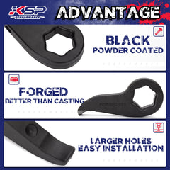 KSP PERFORMANCE aluminum pad detail showing corrosion resistance benefit