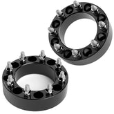 KSP PERFORMANCE front face of 2-inch 8x6.5 spacer showing bolt pattern and benefit of precise fit
