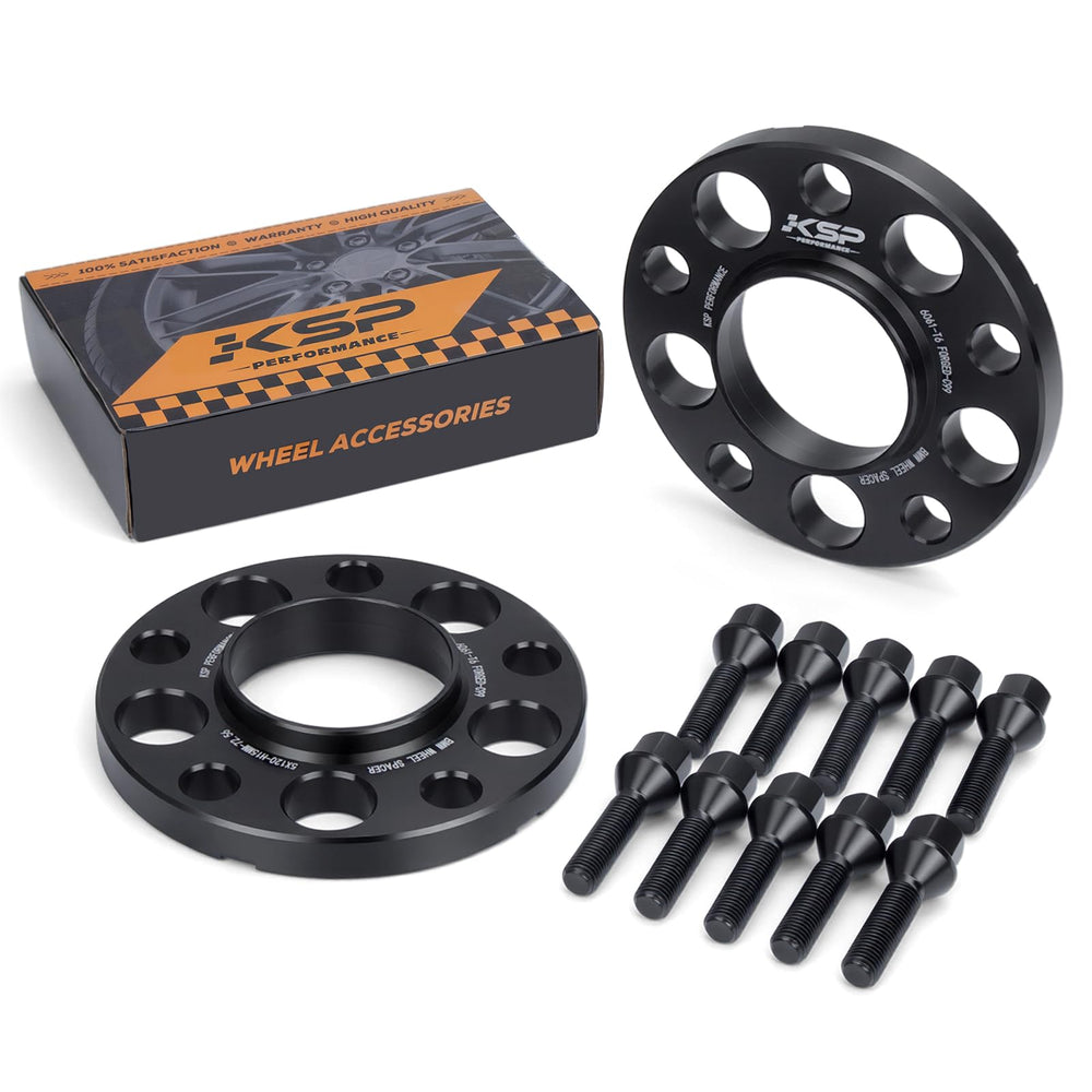 KSP PERFORMANCE front face of spacer showing bolt pattern and clean machining, ensures precise fit