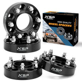 KSP PERFORMANCE front-face wheel spacer showing bolt pattern and clean finish benefits fitment