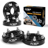 KSP PERFORMANCE front-facing spacer kit showing four anodized spacers and durable finish, ensures reliable fit