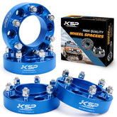 KSP PERFORMANCE front view of four 1.5in spacers showing fitment and benefit of wheel offset