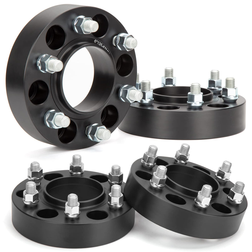 KSP PERFORMANCE front view of 1.5 inch spacers showing complete set and finish benefits stance