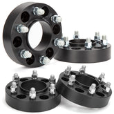 KSP PERFORMANCE front view of 1.5 inch spacers showing complete set and finish benefits stance