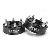 KSP PERFORMANCE front view of 2-inch spacers showing fit and finish benefit