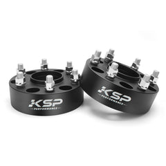KSP PERFORMANCE front view of 2-inch spacers showing fit and finish benefit
