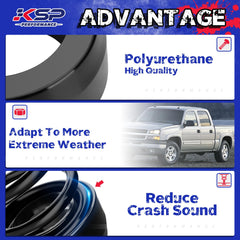 KSP PERFORMANCE installed on Silverado side profile demonstrating lifted stance and clearance