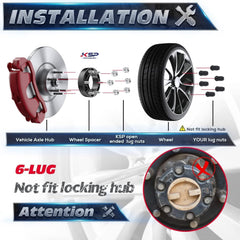 KSP PERFORMANCE spacer on vehicle demonstrating aggressive, wider track look