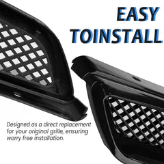 Kspeed grille chrome shell side angle showing durable finish benefit