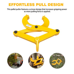 kuailebuy side view of scissor mechanism converting pull into stronger clamp