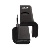 Kuat hitch reducer front view showing 2.5 to 2 inch adapter and sturdy steel construction for secure fit