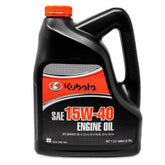 Kubota 1-gallon bottle front view showing OEM label and storage convenience