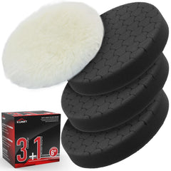 KUIMIT front stacked pads showing three-count set and compact storage benefit