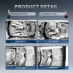 KUIPERAUTO included 9005 and H11 bulbs showing ready-to-install convenience