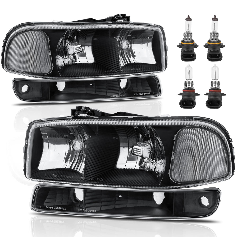 KUIPERAUTO front assembly clear lens showing fit and improved night visibility
