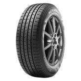 Kumho Solus TA11 front profile view showing tire shape and all-season tread benefit