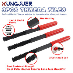 KUNGJUER removable handle attached to file showing improved grip and safer control