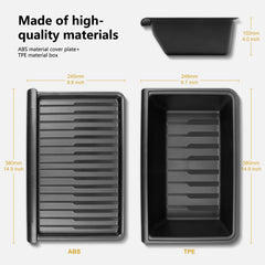 KUNIST installed beneath Tesla Model Y front seat preventing rattles and saving space