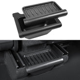 KUNIST front view showing snug fit under Model Y Juniper vents, keeps rear tidy