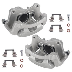KUSATEC front caliper assembly showing mounting points and clean finish for reliable fit