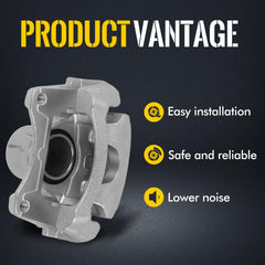KUSATEC caliper side profile highlighting robust cast body for long term durability