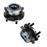 KUSATEC front hub assembly pair showing both units and fitment benefits