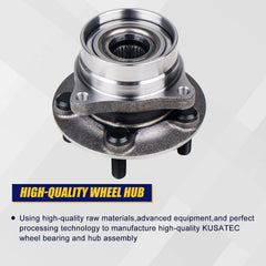 KUSATEC hub mounted on Prius knuckle demonstrating direct replacement ease