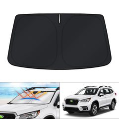 KUST front view on Subaru Ascent showing full windshield coverage and sun protection