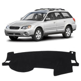 KUST front view of black dash cover showing tailored fit and protection