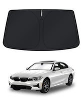 KUST front view on BMW 3 Series windshield showing full coverage and cooling benefit