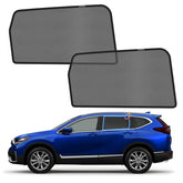KUST front view on rear window showing exact fit and enhanced privacy