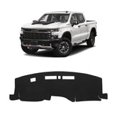 KUST dash cover front view showing precise fit and protection